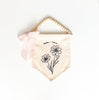 October Birth Month Hang Sign: Cosmos Flower