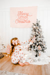 {Pink + Red} Love You To The North Pole Banner
