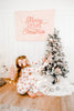 {Pink + Red} Love You To The North Pole Banner