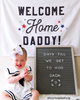 Welcome Home Daddy Banner