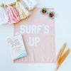 {Pink + White} Surf's Up Banner
