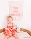 Cute Girl Summer Banner