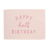 {Pink} Happy Half Birthday Banner