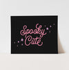 {Black & Pink} Spooky Cute Art Print