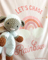 {Pink} Let's Chase Rainbows Banner