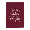 {Cranberry} All is Calm, All is Bright Banner