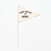 First Day of School Flag: Preschool - 12th Grade {Black}
