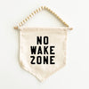 No Wake Zone Hang Sign