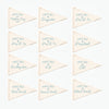 First & Last Day of School Flag Sets: Preschool - 12th Grade {Blue}
