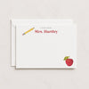 Teacher Flat Note Cards