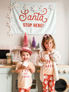 Santa Stop Here Banner