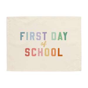 Rainbow First Day of School Banner
