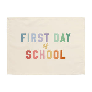 Rainbow First Day of School Banner
