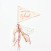 First Day of School Flag: Preschool - 12th Grade {Pink}
