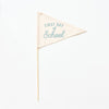 First Day of School Flag: Preschool - 12th Grade {Blue}