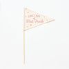 First Day of School Flag: Preschool - 12th Grade {Pink}