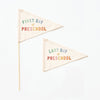 First & Last Day of School Flag Sets: Preschool - 12th Grade {Rainbow}
