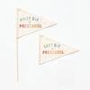 First & Last Day of School Flag Sets: Preschool - 12th Grade {Rainbow}