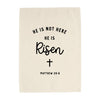 He is Not here, He is Risen Banner