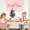 PRE-ORDER: {Pink + Red} Love You To The North Pole Banner