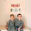 PRE-ORDER: {Red + Green} Merry & Bright Banner