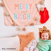 PRE-ORDER: {Pink + Blue} Merry & Bright Banner