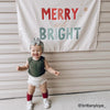 PRE-ORDER: {Red + Green} Merry & Bright Banner
