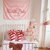 PRE-ORDER: {Pink + Red} Love You To The North Pole Banner