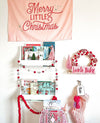 PRE-ORDER: {Pink} Merry Little Christmas Banner©