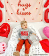 {Pink} Hugs & Kisses Banner