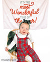PRE-ORDER: {Traditional} It's the Most Wonderful time of the Year Banner