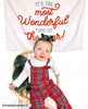 PRE-ORDER: {Traditional} It's the Most Wonderful time of the Year Banner
