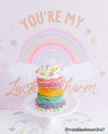 {Rainbow Pink} You're My Lucky Charm Banner