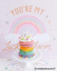 {Rainbow Pink} You're My Lucky Charm Banner