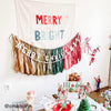 PRE-ORDER: {Red + Green} Merry & Bright Banner