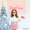 PRE-ORDER: {Pink + Red} Love You To The North Pole Banner