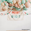 PRE-ORDER: {Red + Green} Merry & Bright Banner