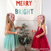PRE-ORDER: {Red + Green} Merry & Bright Banner