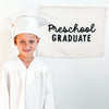 {Black + Neutral} Preschool Graduate  Banner