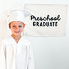 {Black + Neutral} Preschool Graduate  Banner