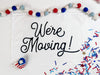 We're Moving Banner