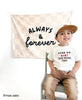 {Beige Check} Always & Forever Banner