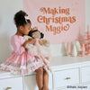 {Pink} Making Christmas Magic Banner