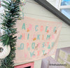 PRE-ORDER: {Pink} Christmas Alphabet Banner©