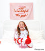 PRE-ORDER: {Red & Pink} It's the Most Wonderful Time of the Year Banner