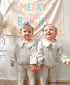 PRE-ORDER: {Pink + Blue} Merry & Bright Banner