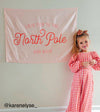 PRE-ORDER: {Pink + Red} Love You To The North Pole Banner