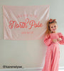 PRE-ORDER: {Pink + Red} Love You To The North Pole Banner