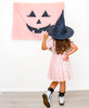 {Pink} Pumpkin Face Banner