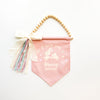 {Pink} I Love You Honey Bunny Hang Sign